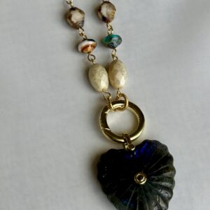 Labradorite Heart Necklace