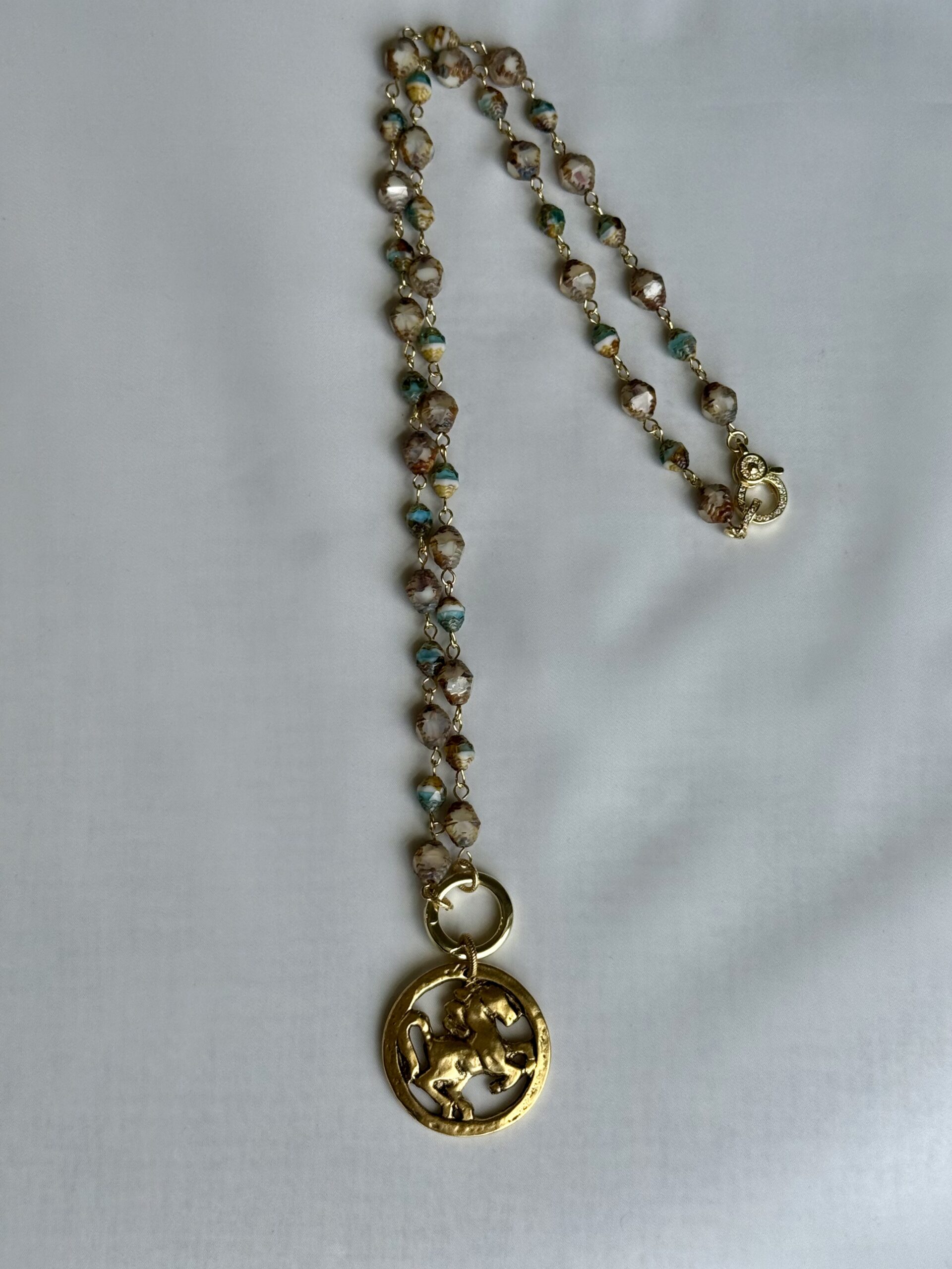 Equestrian Pendant Necklace - Image 2
