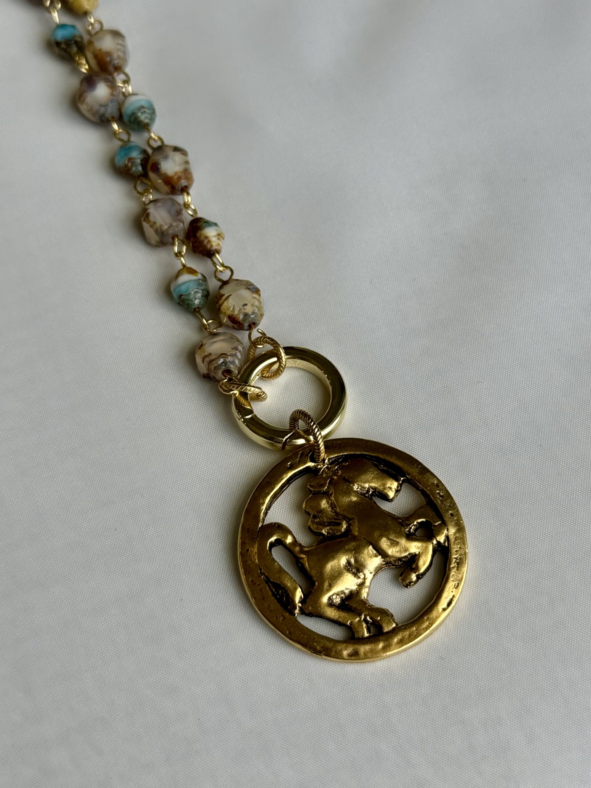 Equestrian Pendant Necklace