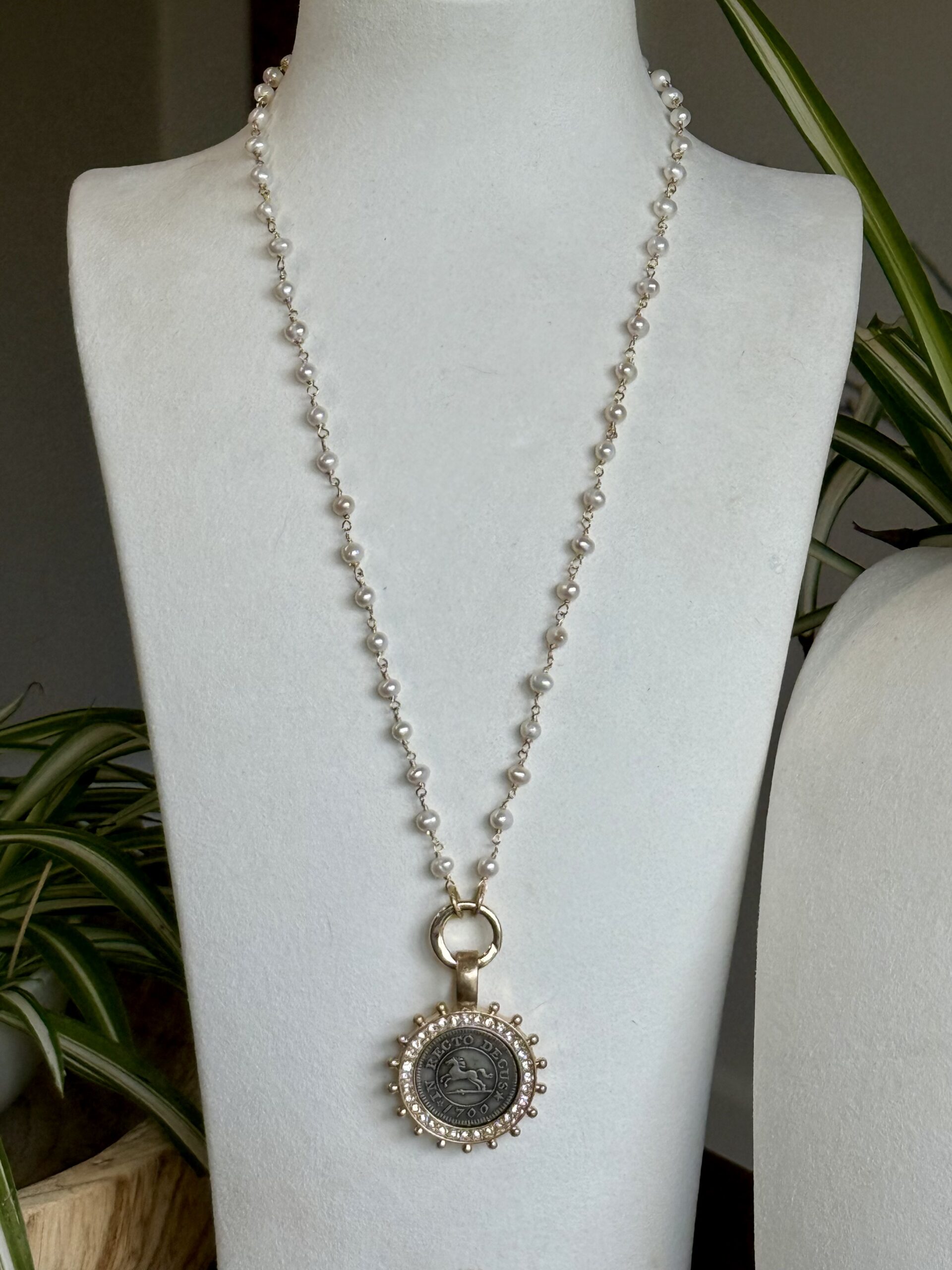 Equestrian Pearl Necklace - Image 2