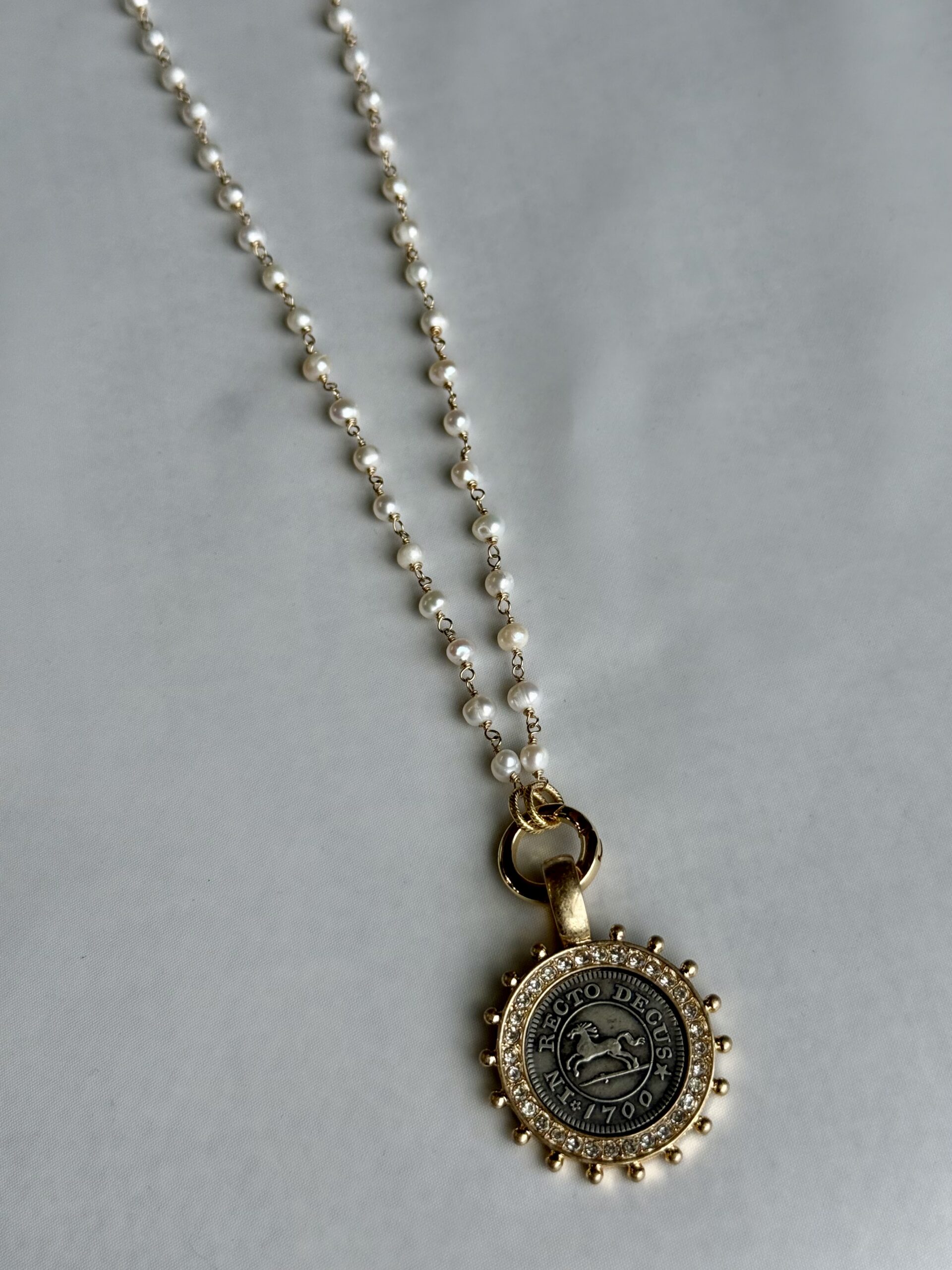 Equestrian Pearl Necklace - Image 3