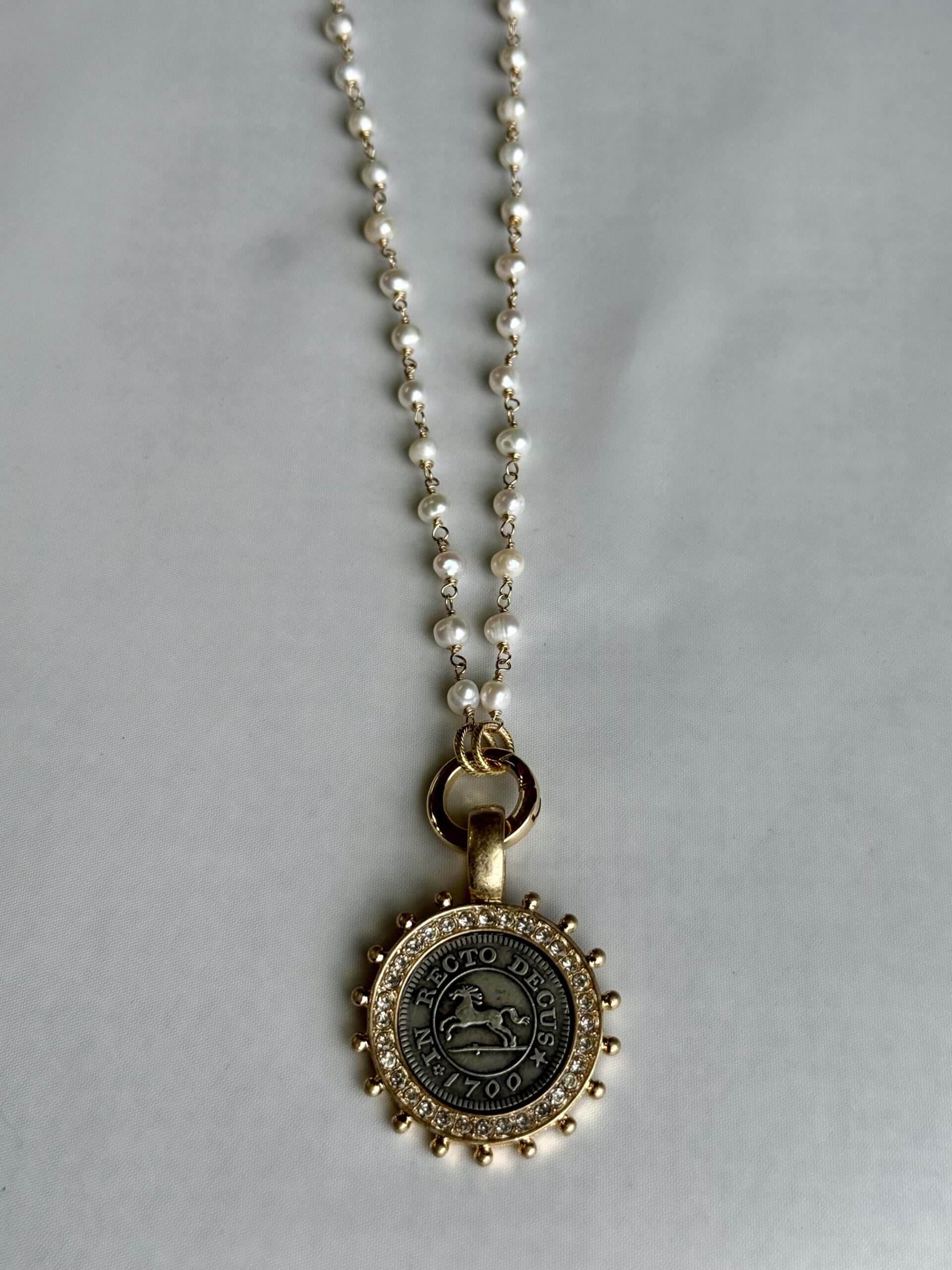 Equestrian Pearl Necklace - Image 4