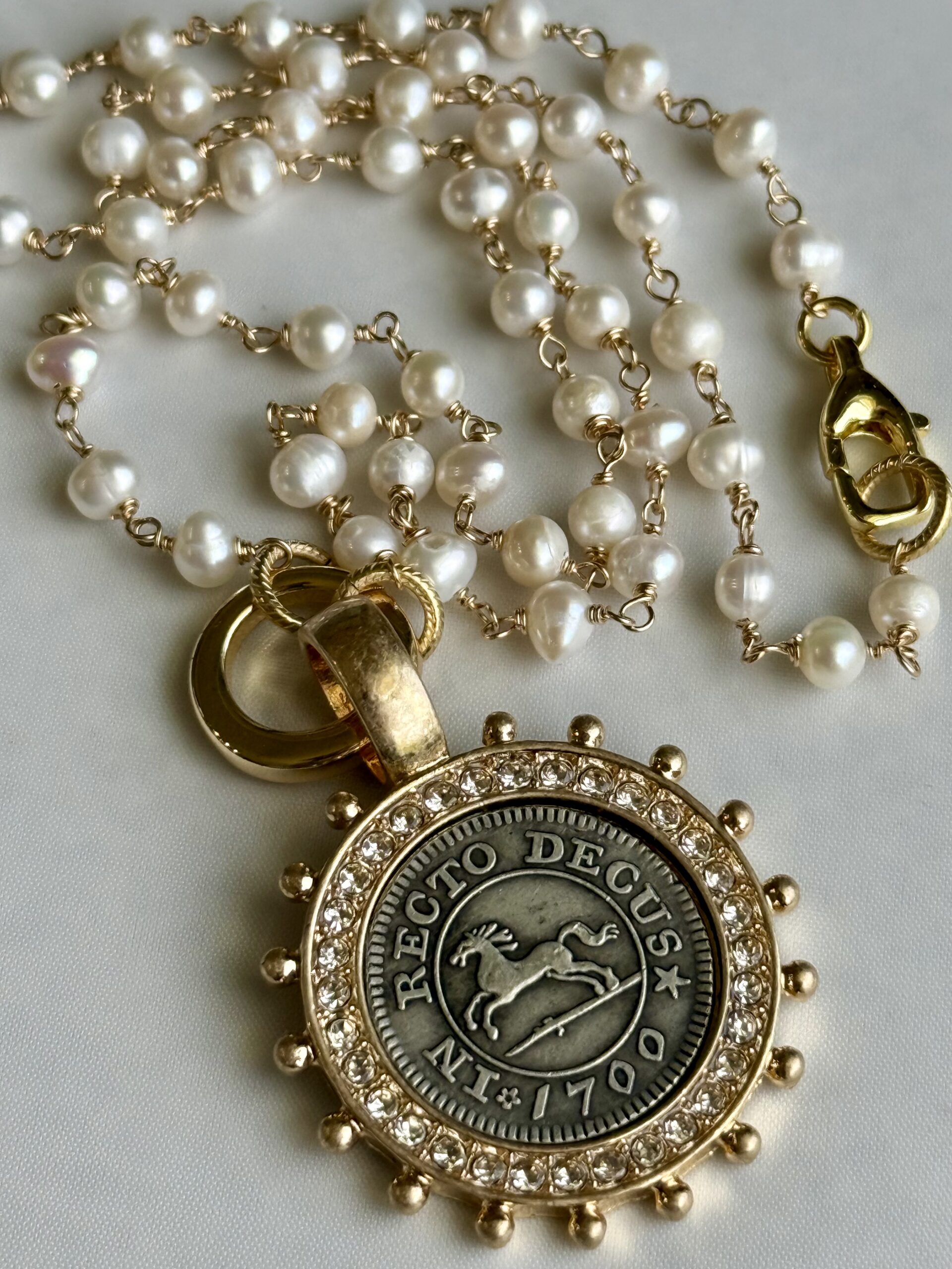 Equestrian Pearl Necklace - Image 5