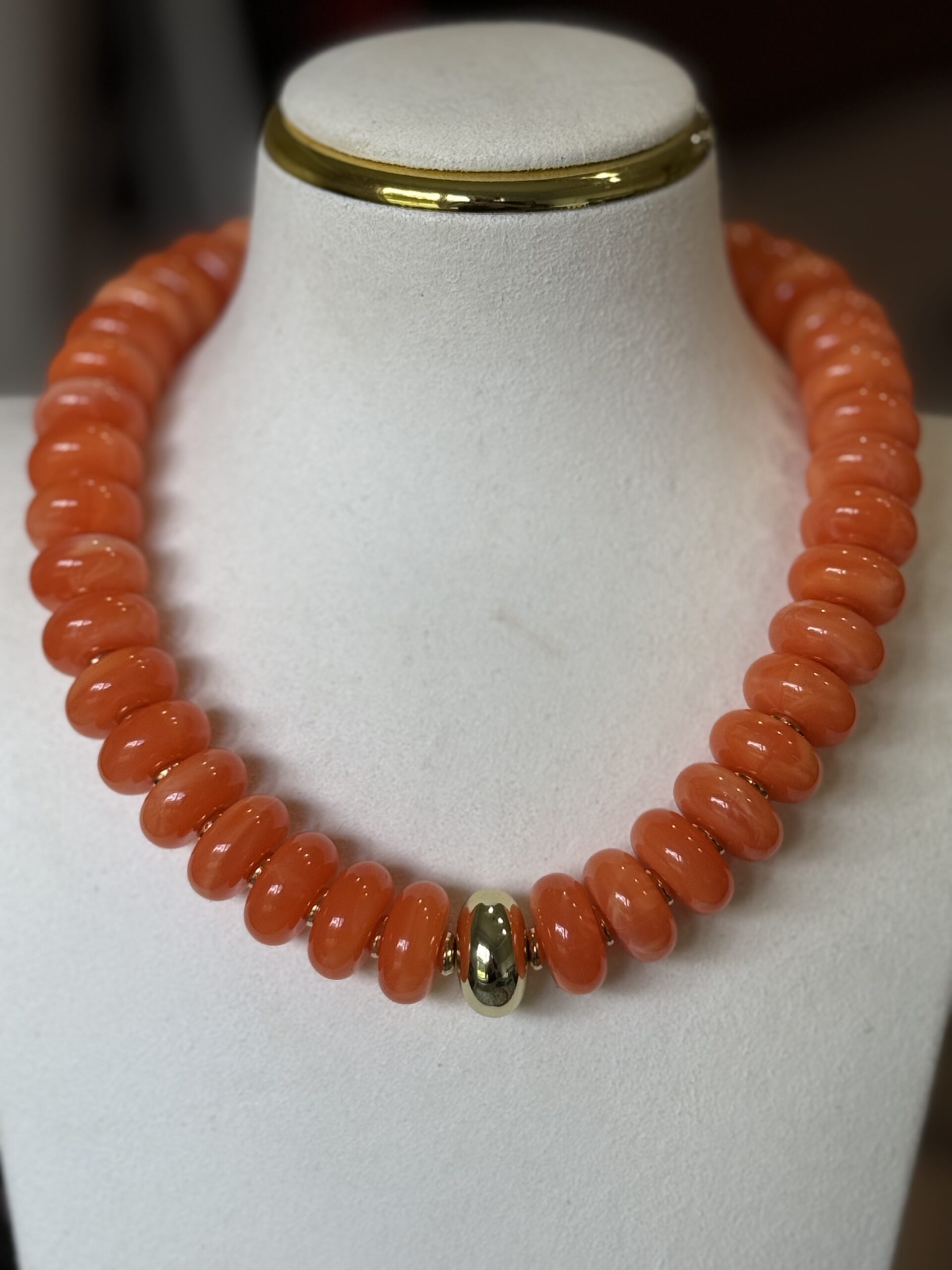Color Pop Rondelle Lucite Necklace - Image 5