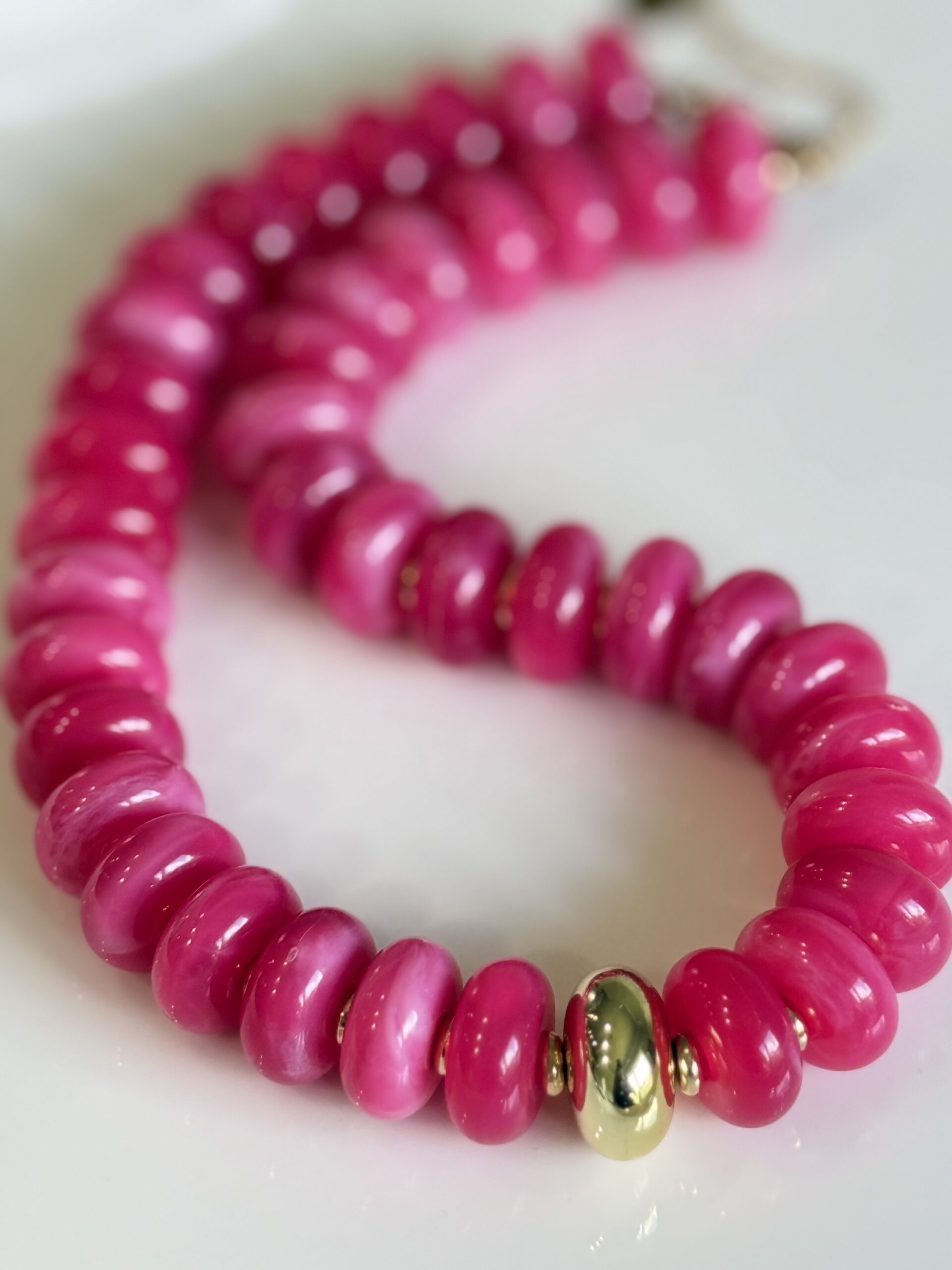Color Pop Rondelle Lucite Necklace - Image 20